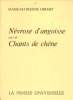 Névrose d'angoise (suivi de) Chants de Chêne. Hermet Marie-madeleine