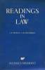 Readings in law. Jean-Pierre Boivin  Monique Rouberol