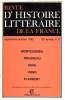 Histoire littéraire de la France 92e année n°5. 