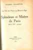 Splendeurs et misères de paris (XIVe-XV siècle). Champion Pierre