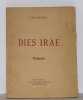 Dies irae po&egrave;mes. Gonzague