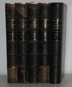 Histoire de la monarchie de juillet (5 vols) tome I à tome V