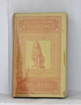 Quinze jours à florence. Maurel André