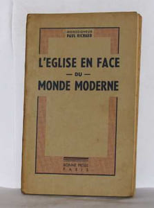 L'église en face du monde moderne