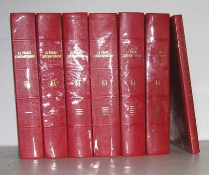 La France Contemporaine - Les Doctrines les Idées et les Faits - 6 Volumes + Le Supplément La France En Marche. Lavail Florian