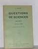 Questions de sciences au c.e.p. Miles C