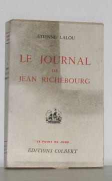 Le journal de jean richebourg. Lalou Étienne