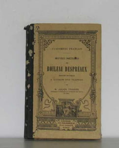 Oeuvres poétiques de boileau despréaux