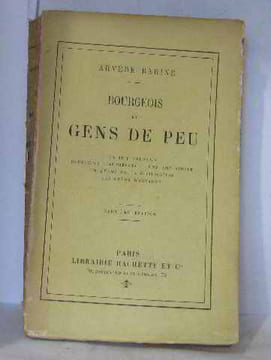 Bourgeois et gens de peu. Barine Arvède