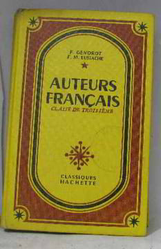 Auteurs français classe de troisième. Gendrot F. Eustache F.m