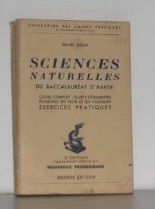 Sciences naturelles du baccalauréat 2e partie