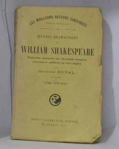 Oeuvres dramatiques de William Shakespeare Tome 7