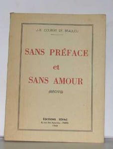 Sans préface et sans amour