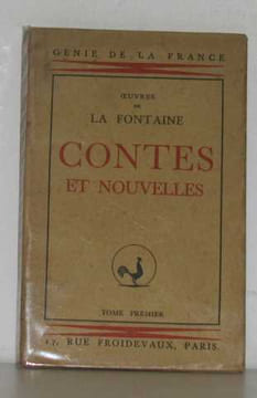 Contes et nouvelles tome premier. La Fontaine