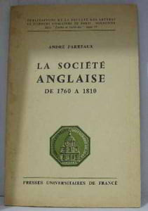La société anglaise de 1760 à 1810