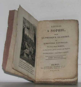 Lettres a sophie sur la physique la chimie et l'histoire naturelle tome II