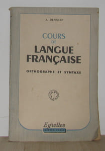 Cours de langue française orthographe et syntaxe