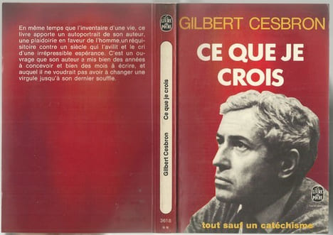Ce que je crois. Cesbron Gilbert