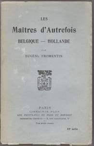 Les maîtres d'autrefois belgique-hollande