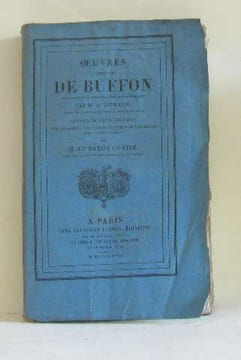 Oeuvres tome III histoire des progrès des sciences naturelles depuis 1789 jusqu'à ce jour. Buffon