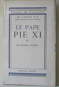 Le pape Pie XI et les hérésies sociales