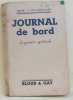 Journal de bord. D'hellencourt Henri