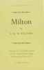 Milton. Tillyard E.M.W