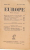 Europe revue mensuelle numéro 182 15 février 1938. Collectif
