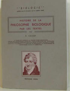 Histoire de la philosophie biologique