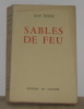 Sables de feu. D'esme Jean