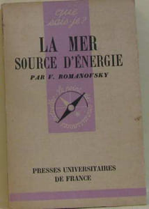 La mer source d'énergie