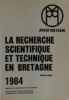 La recherche scientifique et technique en bretagne 1984 source labinfo. Ministère De L'industrie Et De La Recherche Anvar Bretagne