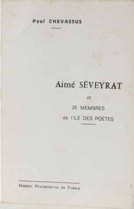 Aimé séveyrat et 26 membres de l'ile des poètes