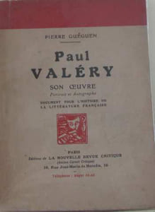 Paul valéry son oeuvre