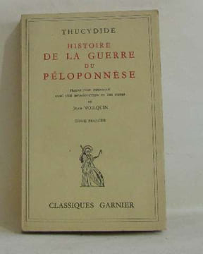 Histoire de la guerre du péloponnèse tome premier. Thucydide