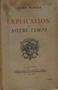 Explication de notre temps