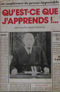 Qu'est ce que j'apprends