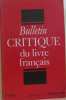 Bulletin critique du livre français numéros 534-535 : juin-juillet 1990. Collectif