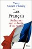 Les Français réflexions sur le destin d'un peuple. Giscard D'Estaing  Valéry