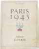 Paris 1943 arts lettres. Ville De Paris