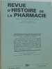 Revue d'histoire de la pharmacie N°294. Collectif