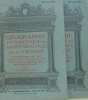 Géographie pittoresque et monumentale de la france fascicules 111-112 Ain I et II. Brossard Charles