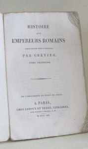 Histoire des empereurs romains tome troisième