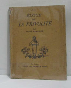 Éloge de la frivolité