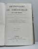 Dictionnaire de théologie (3 vols). Bergier L'abbé