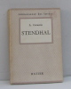 Stendhal l'homme et l'oeuvre. Caraccio Armand