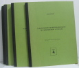 Éléments pour une psycho-sociologie de l'enseignement littéraire - thèse pour le doctorat ès lettres (4vols). Mareuil André