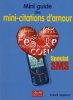 Mini-guide des mini-citations d'amour. Izquierdo Franck