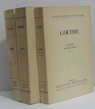 Faust (3 vols). Goethe