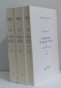 Le demi-siècle de Maurice Troillet - Essai sur l'aventure d'une génération (3 tomes) I 1913-1931 II 1932-1952 III 1953-1970 (bibliotheca vallesian 8/9/10)
